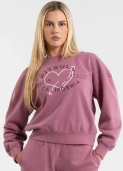 Women's sweatshirt Washed MANZANITA HEART