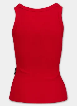 Women's Tank Top Rib LAYLA - Red
