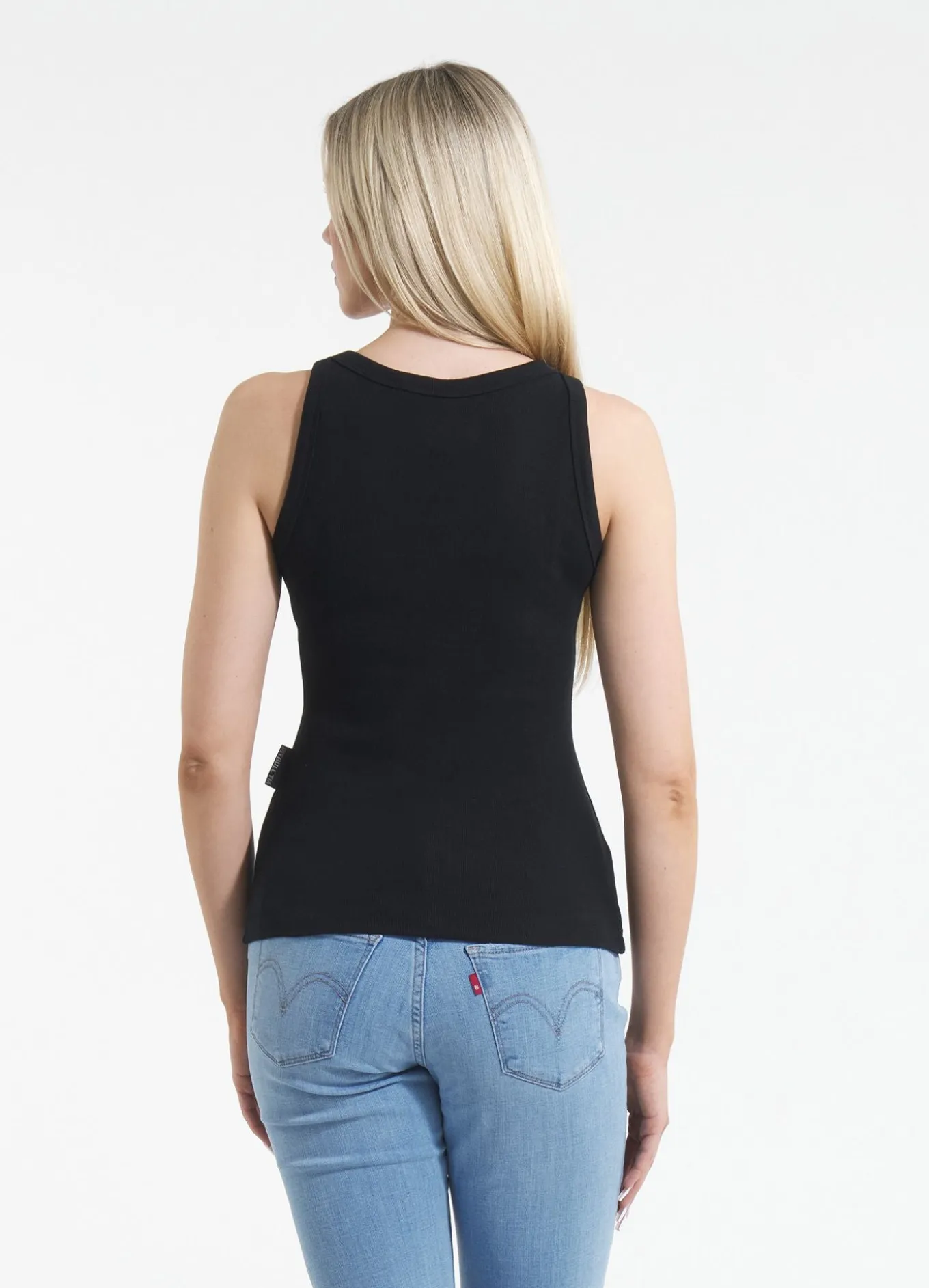 Women's Tank Top Rib LAYLA - Black
