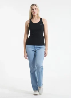 Women's Tank Top Rib LAYLA - Black