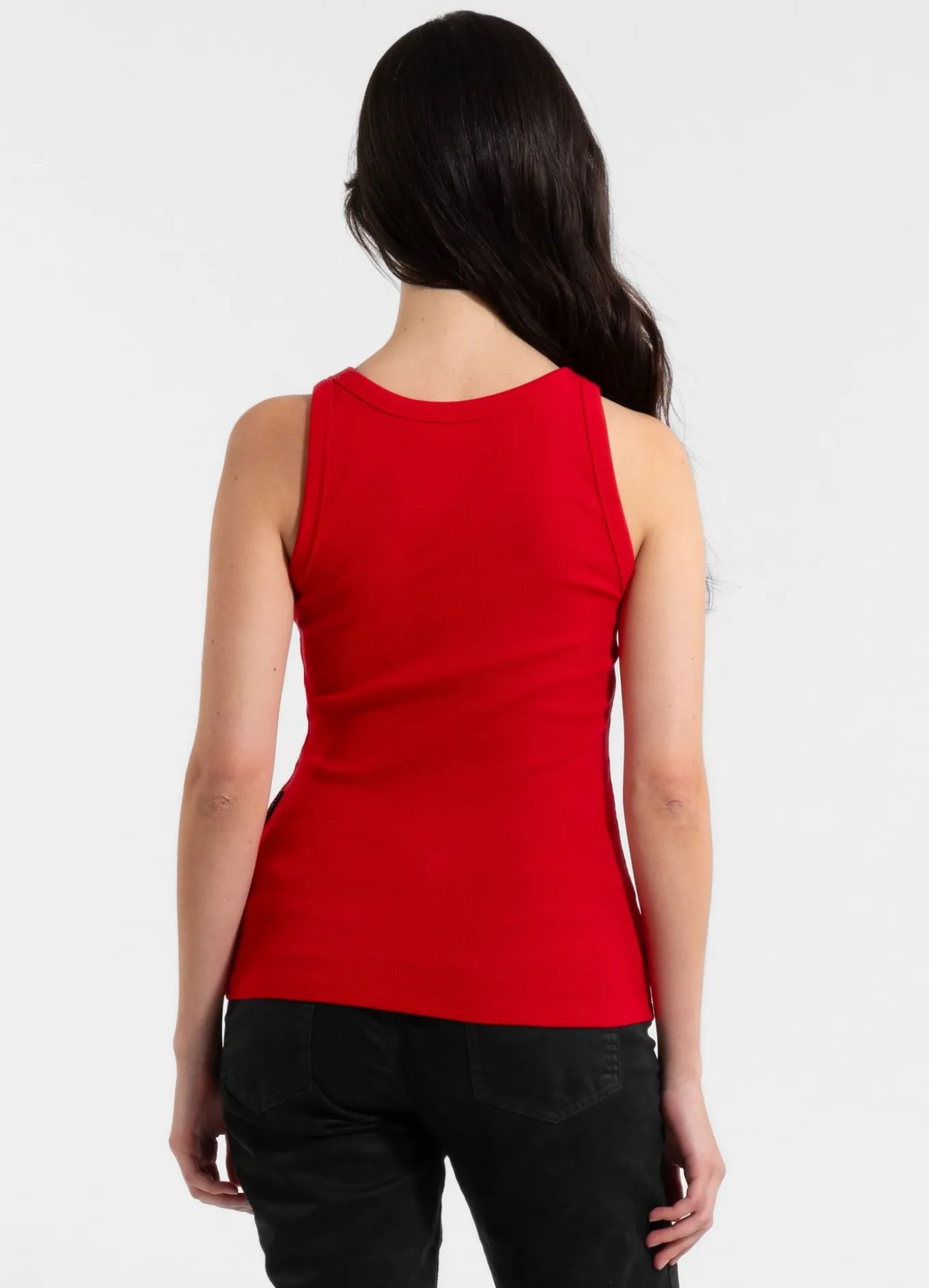 Women's Tank Top Rib LAYLA - Red