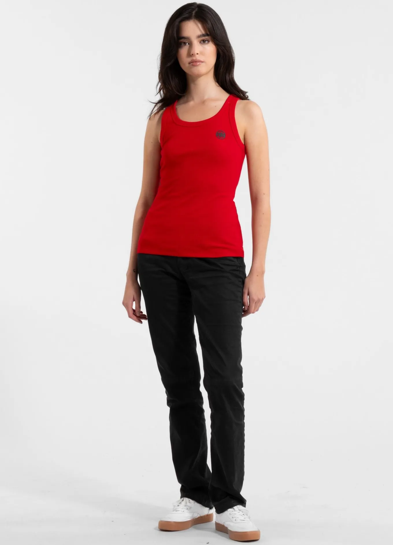 Women's Tank Top Rib LAYLA - Red