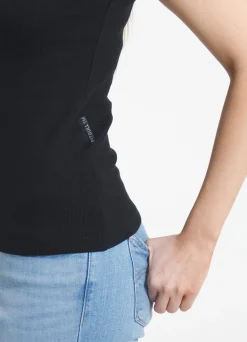 Women's Tank Top Rib LAYLA - Black