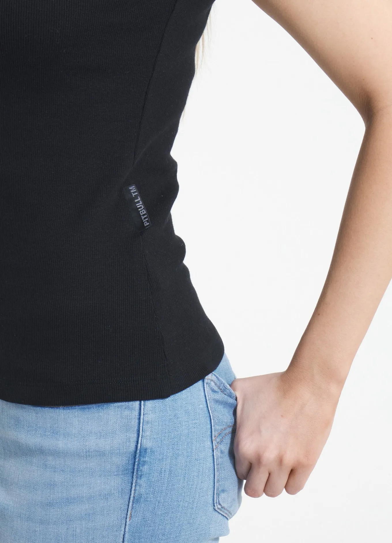 Women's Tank Top Rib LAYLA - Black