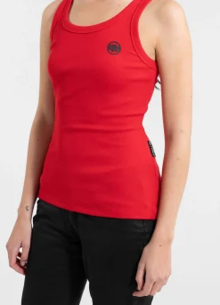 Women's Tank Top Rib LAYLA - Red