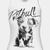 Women's Tank Top Slim Fit PUPPY - White