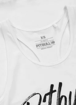 Women's Tank Top Slim Fit PUPPY - White