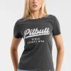 Women's T-Shirt Denim Washed ANGEL LOGO - Graphite