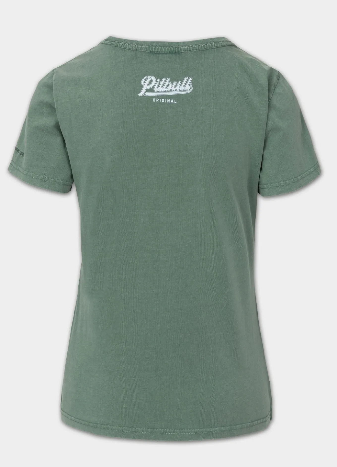 Women's T-Shirt Denim Washed ANGEL LOGO - Green
