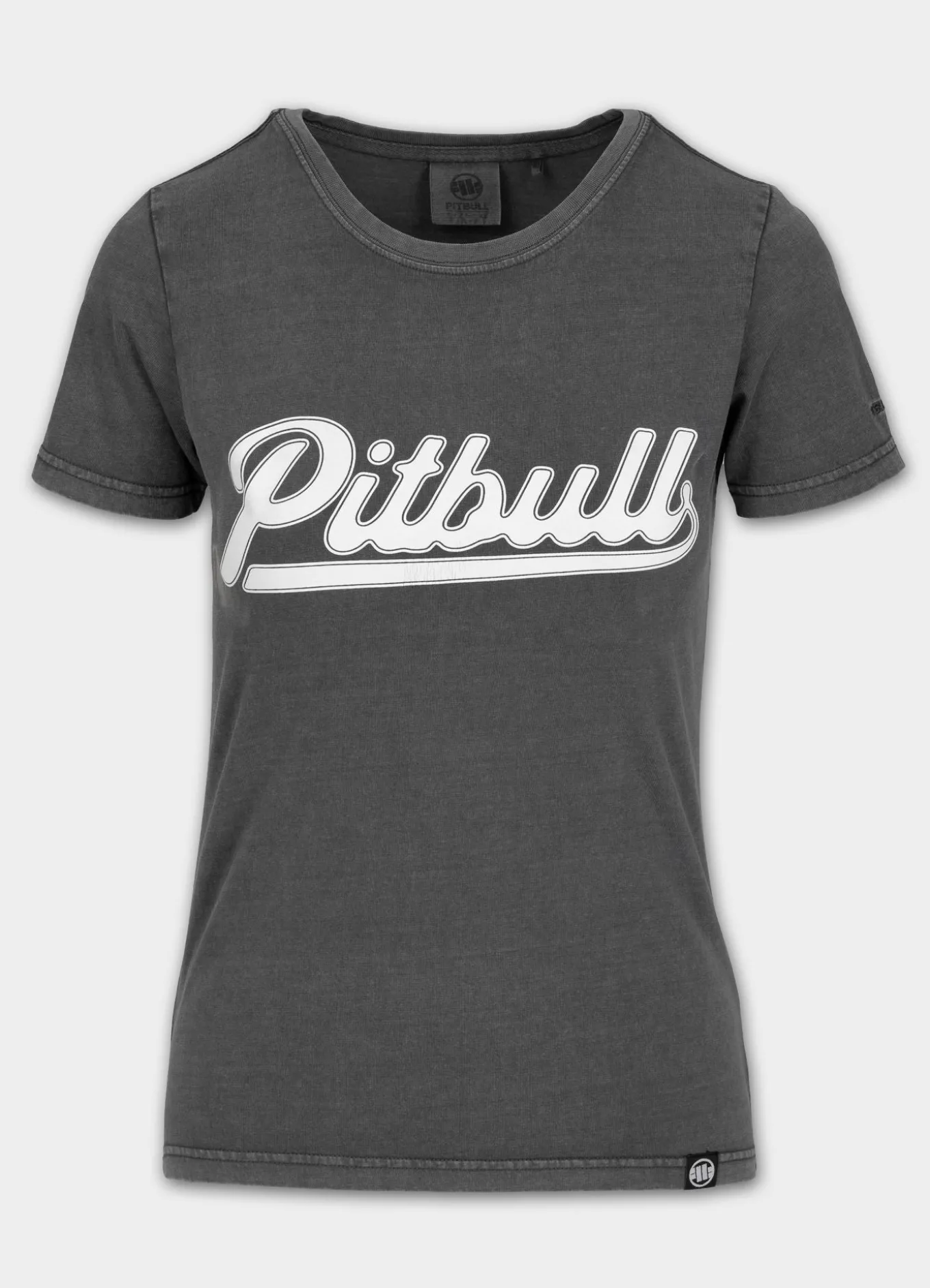 Women's T-Shirt Denim Washed ANGEL LOGO - Graphite