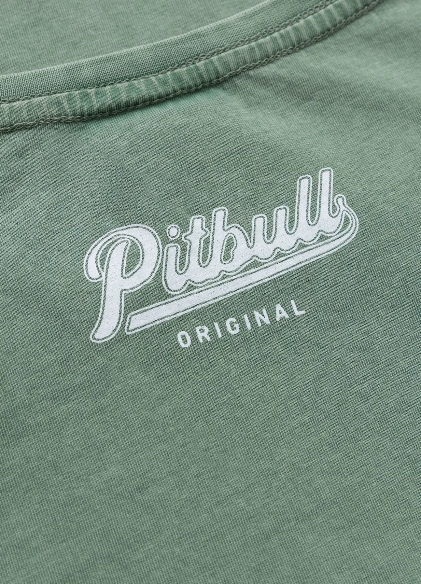 Women's T-Shirt Denim Washed ANGEL LOGO - Green