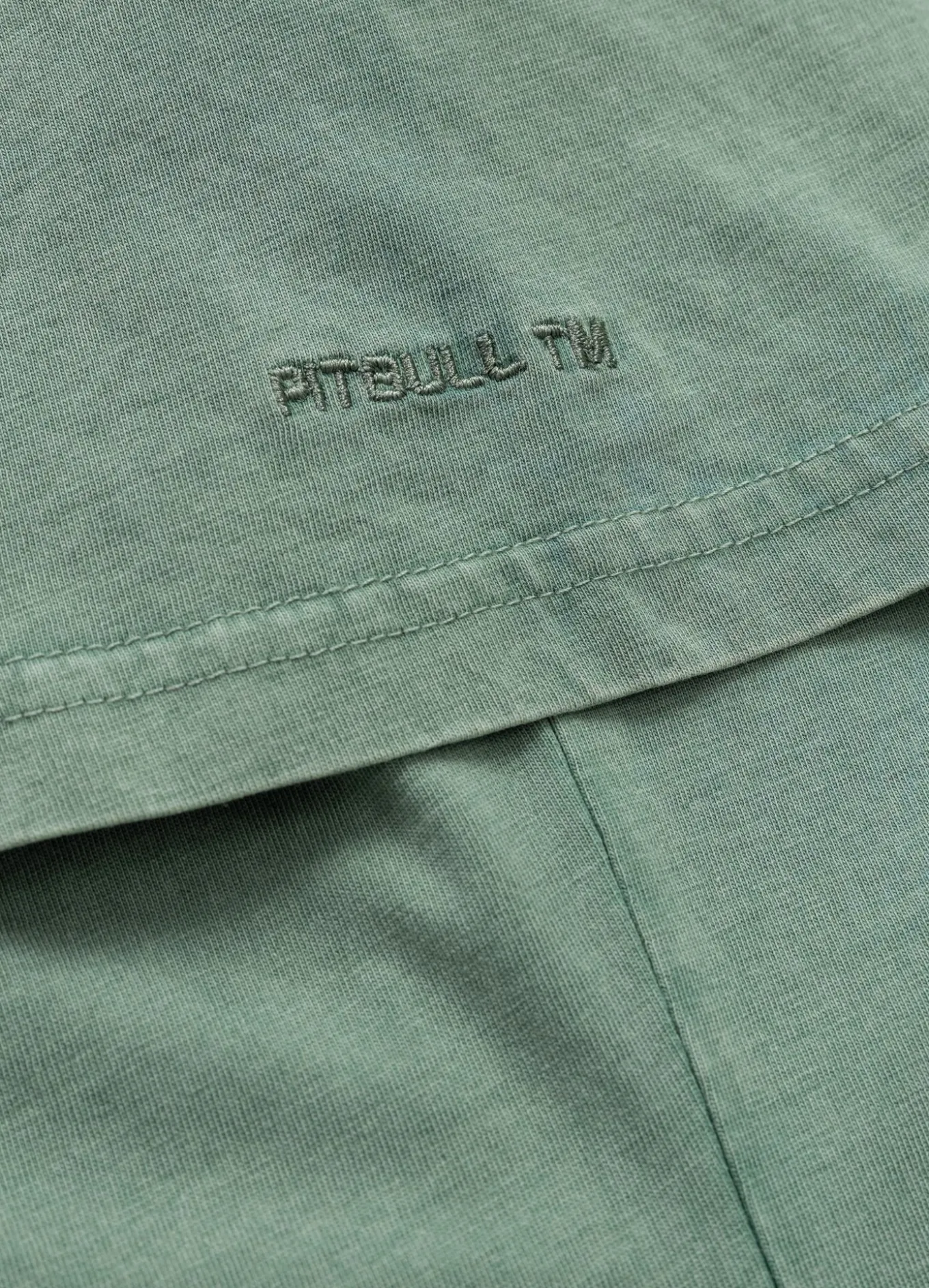 Women's T-Shirt Denim Washed ANGEL LOGO - Green