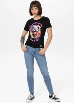 Women's T-Shirt Happy-Pit - Black