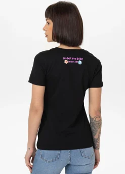 Women's T-Shirt Happy-Pit - Black