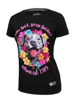 Women's T-Shirt Happy-Pit - Black