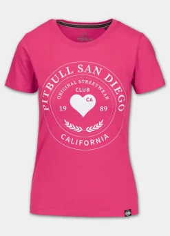 Women's T-Shirt HEARTIE - Rasberrry