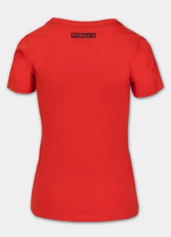 Women's T-Shirt HILLTOP - Flame red