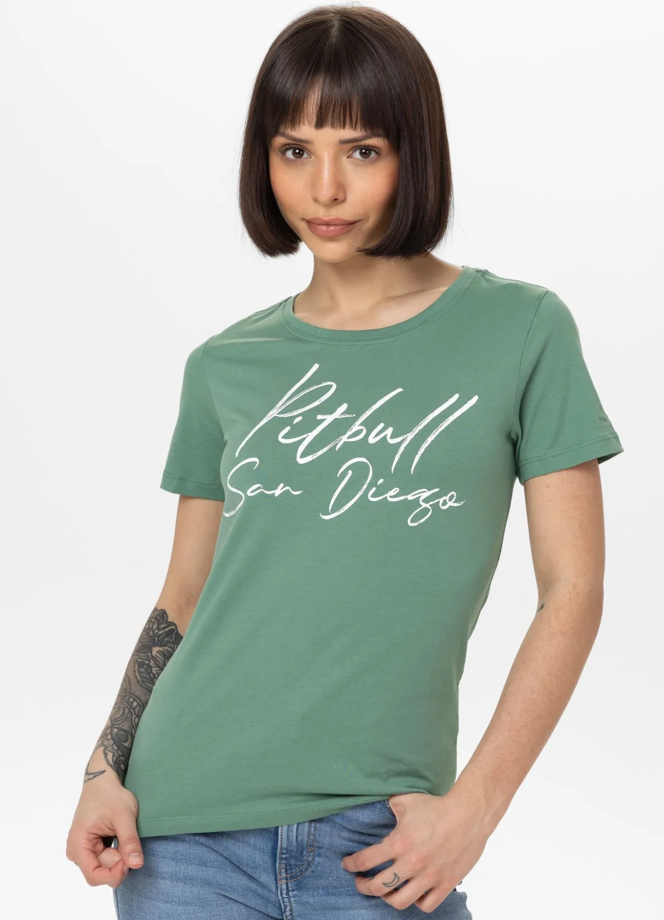 Women's T-Shirt PITBULL SD - Mint
