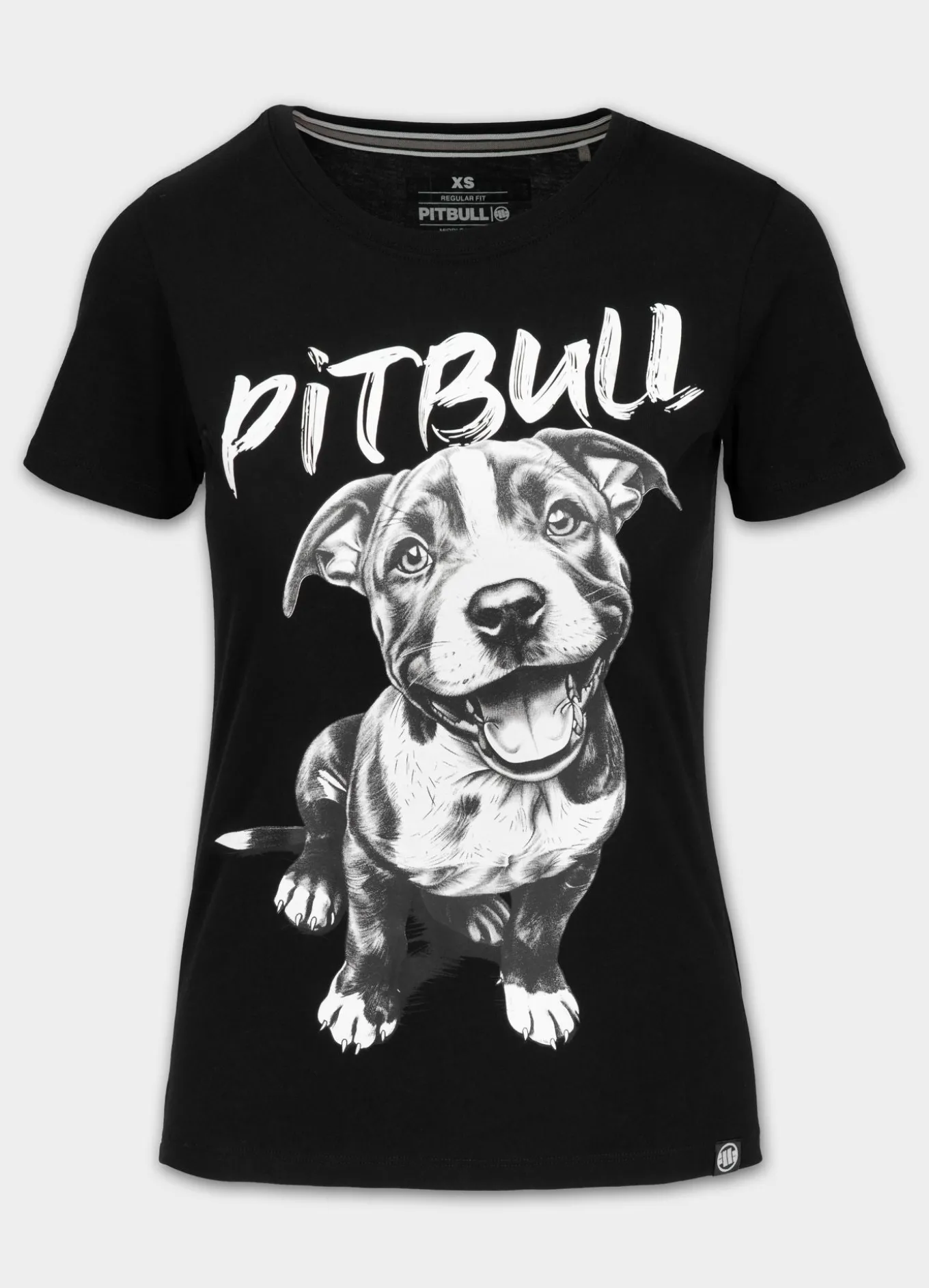 Women's T-Shirt PUPPY II - Black