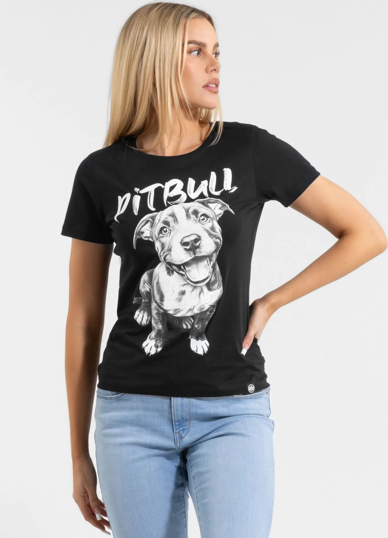Women's T-Shirt PUPPY II - Black