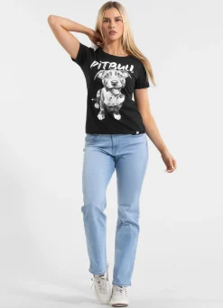 Women's T-Shirt PUPPY II - Black