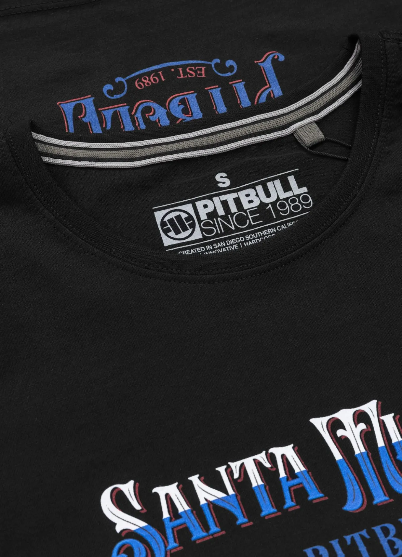 Women's T-Shirt SANTA MUERTE BLUE - Black