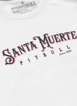 Women's T-Shirt SANTA MUERTE ROSE - White