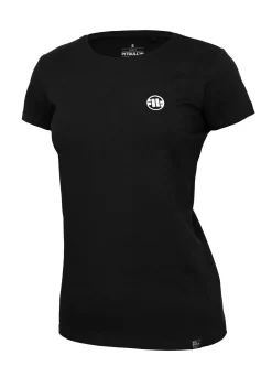 Women's T-Shirt Slim Fit SMALL LOGO - Black