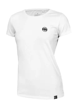 Women's T-Shirt Slim Fit SMALL LOGO - White