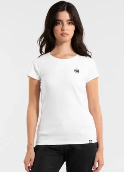 Women's T-Shirt Slim Fit SMALL LOGO - White