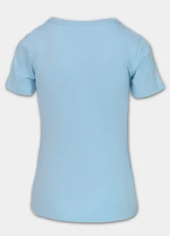 Women's T-Shirt SUNGLASSES DOG - Light blue