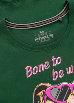 Women's T-Shirt SUNGLASSES DOG - Green