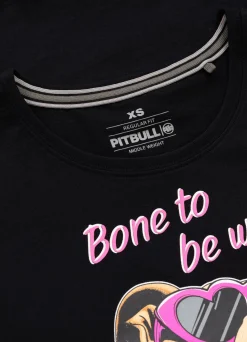 Women's T-Shirt SUNGLASSES DOG - Black