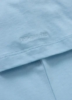 Women's T-Shirt SUNGLASSES DOG - Light blue