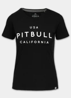 Women's T-Shirt USA CAL - Black