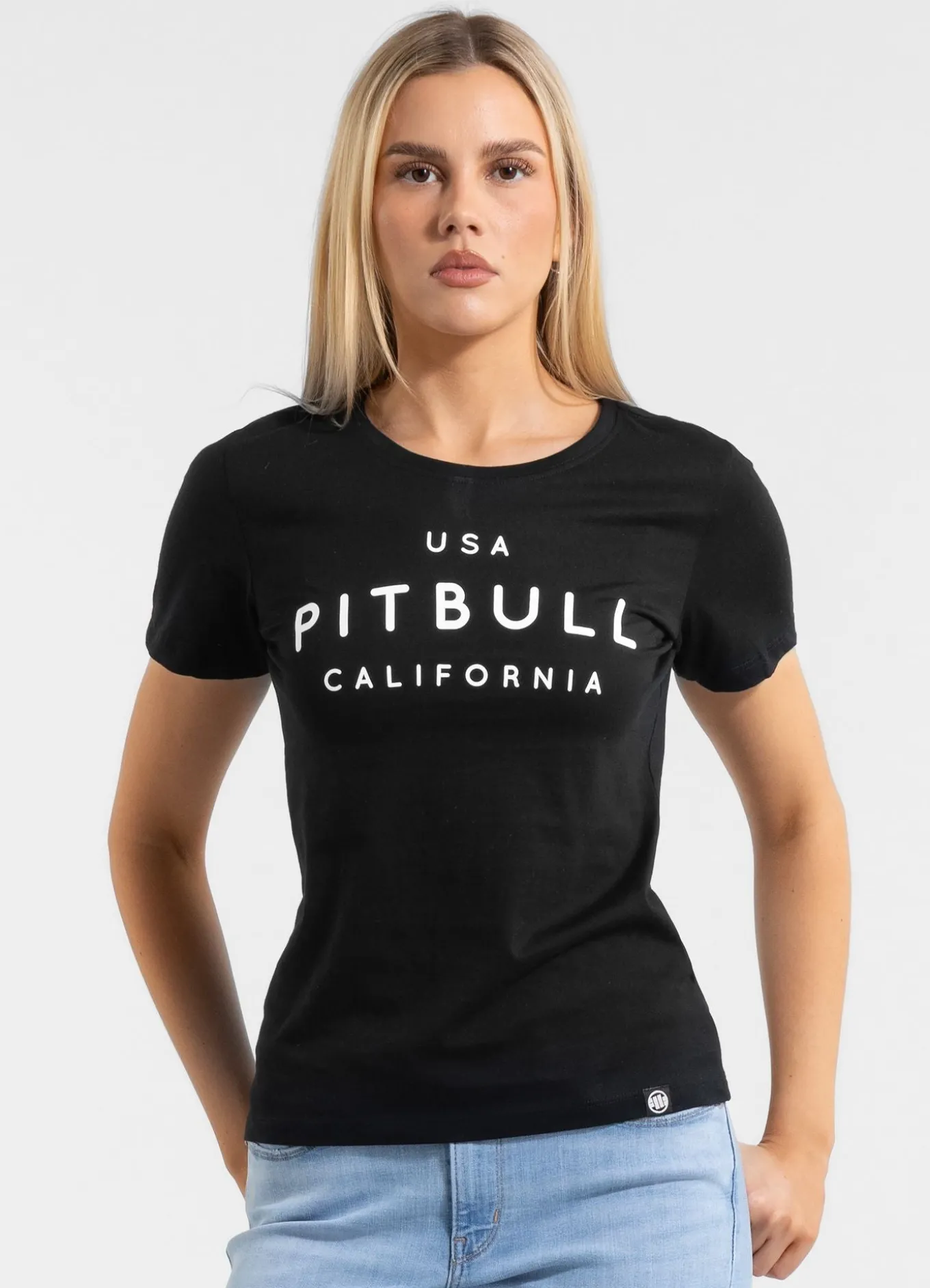 Women's T-Shirt USA CAL - Black