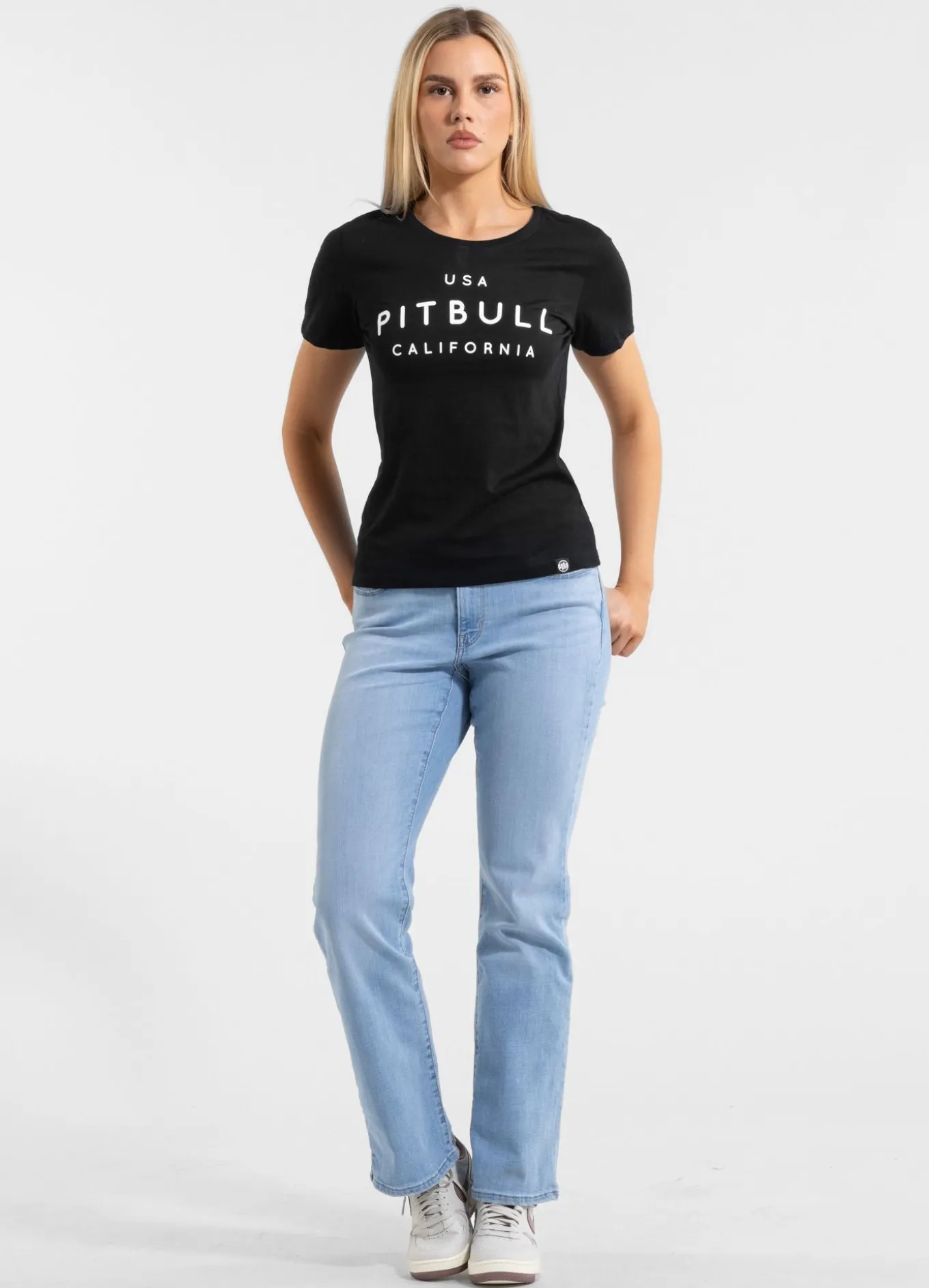 Women's T-Shirt USA CAL - Black