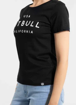 Women's T-Shirt USA CAL - Black
