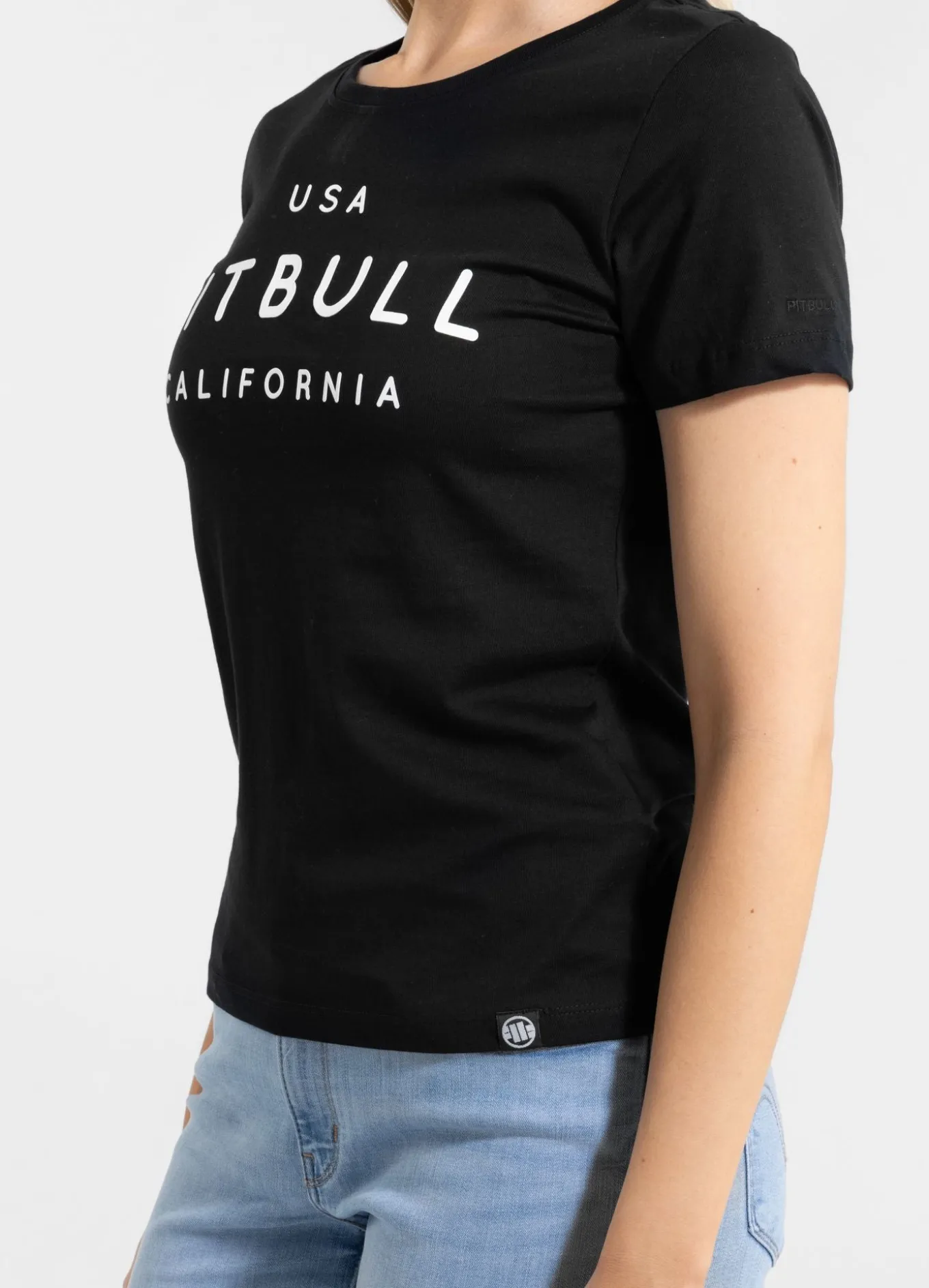 Women's T-Shirt USA CAL - Black