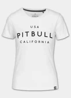 Women's T-Shirt USA CAL - White