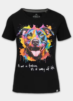 Women's T-Shirt WATERCOLOR - Black