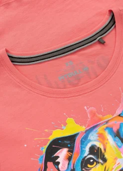 Women's T-Shirt WATERCOLOR - Coral