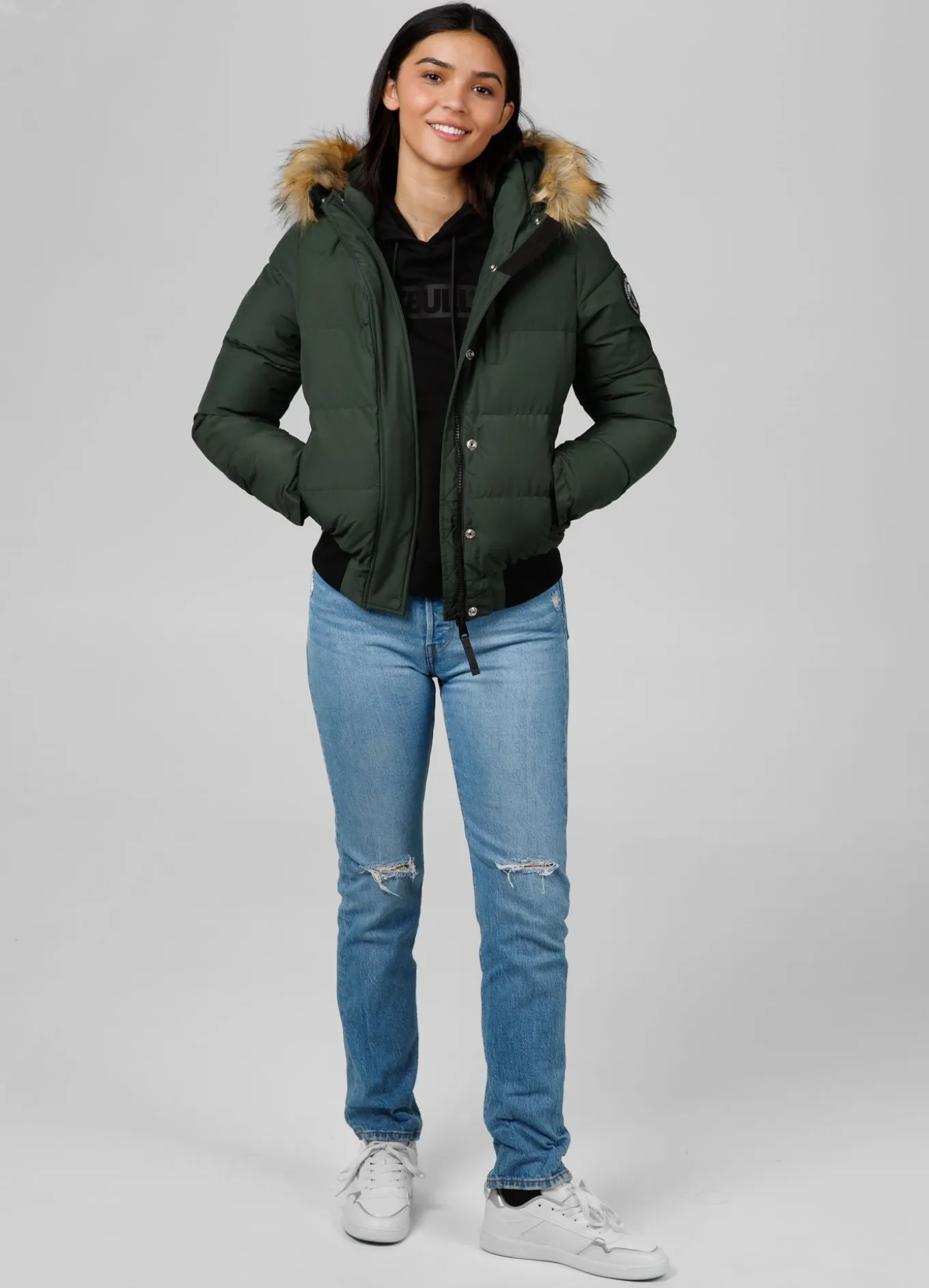 Women's winter hooded jacket Azalea