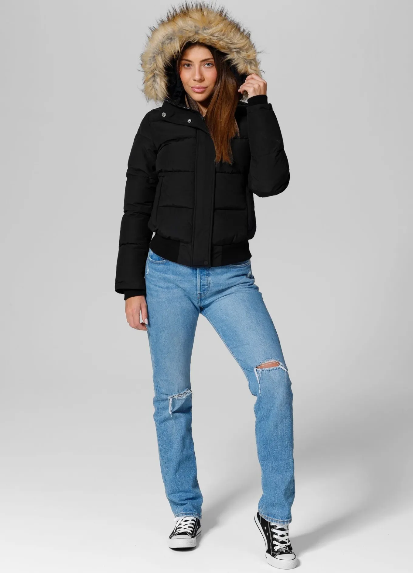 Women's winter hooded jacket Azalea