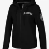 Women's zip-up hoodie French Tyrian