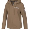 Women's zip-up hoodie French Tyrian