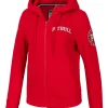 Women's zip-up hoodie French Tyrian