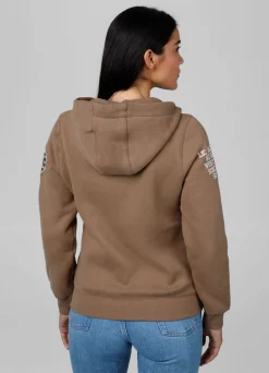 Women's zip-up hoodie French Tyrian