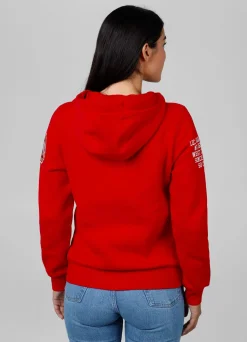 Women's zip-up hoodie French Tyrian