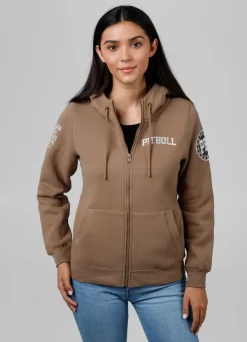 Women's zip-up hoodie French Tyrian